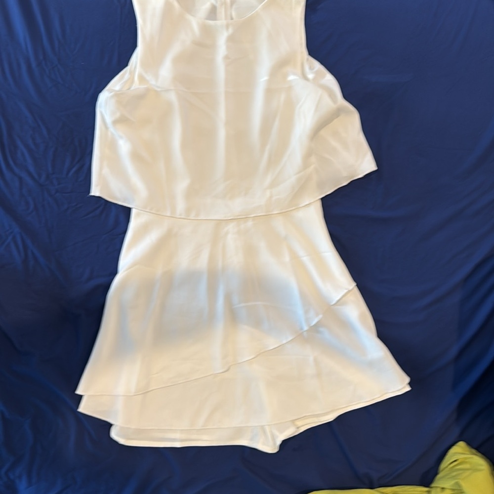 White romper skort for summer!